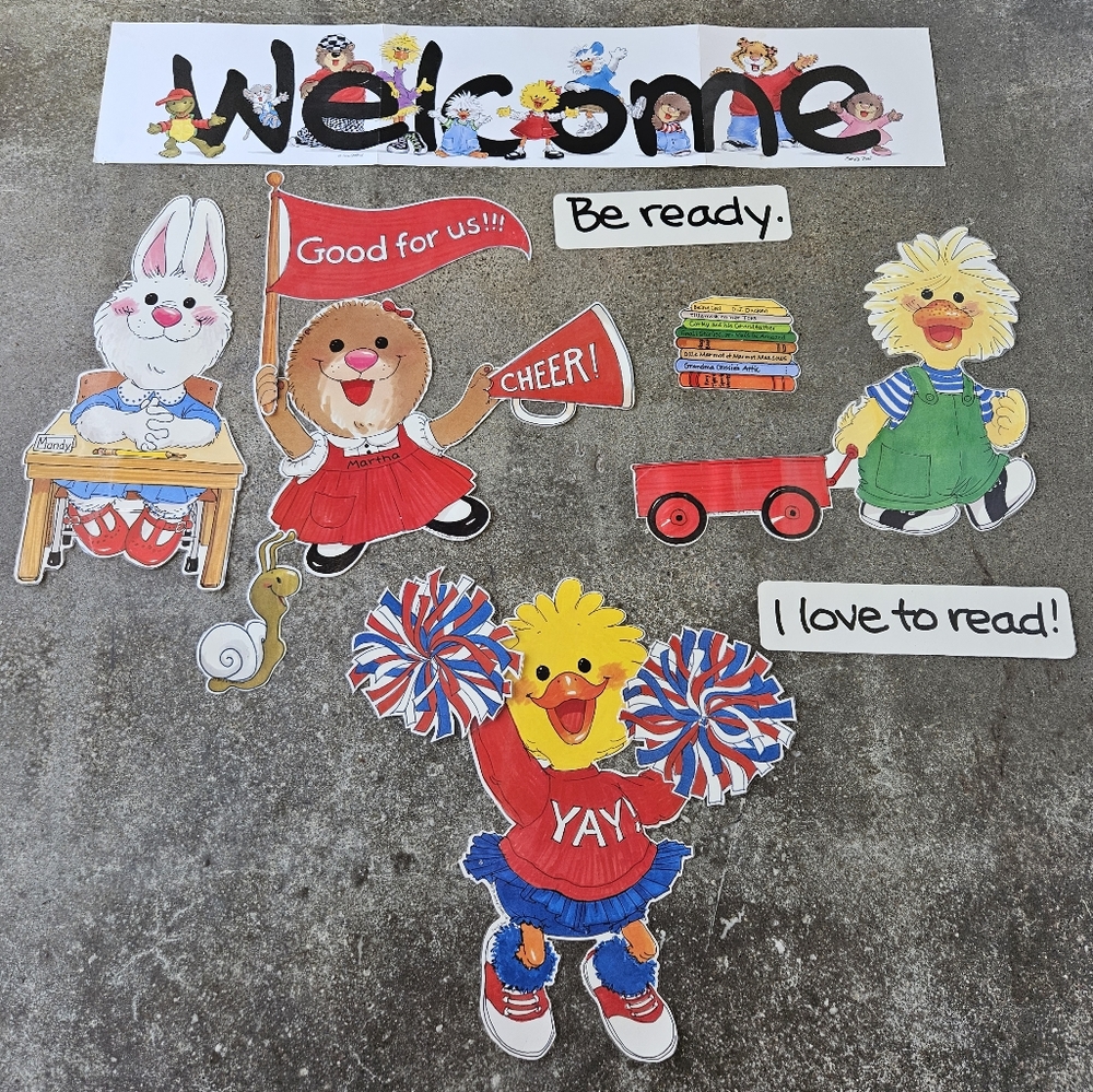 Suzy's Zoo Welcome Banner Classroom Decor Bulletin Board Set